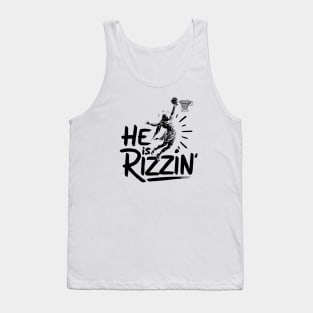 Funny meme Jesus he-is-rizzin Tank Top